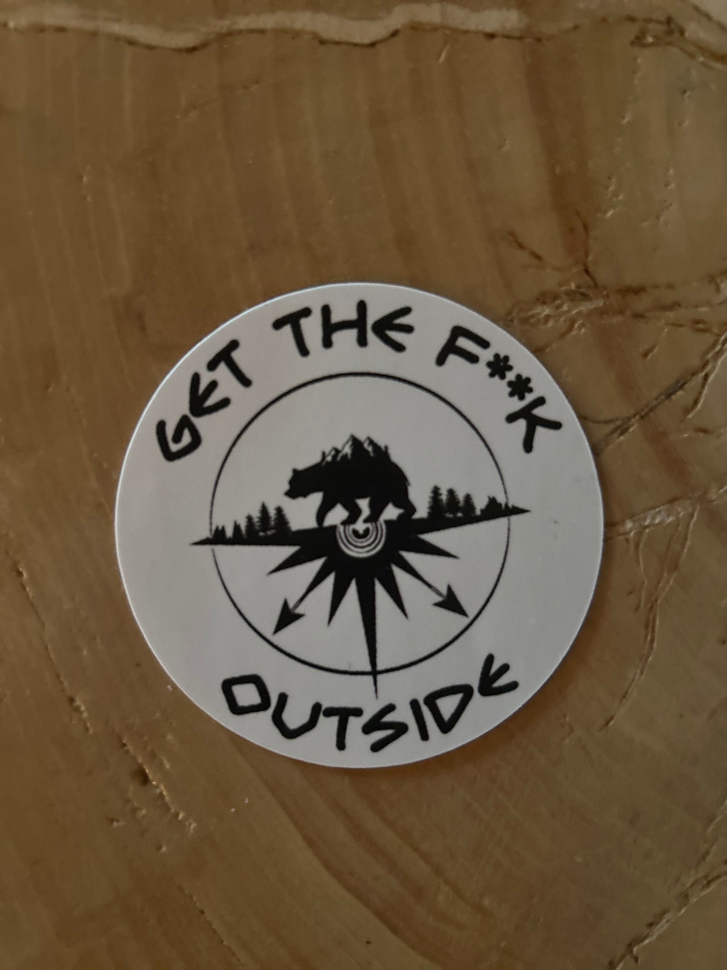 GTFOutside Large Waterproof Stickers