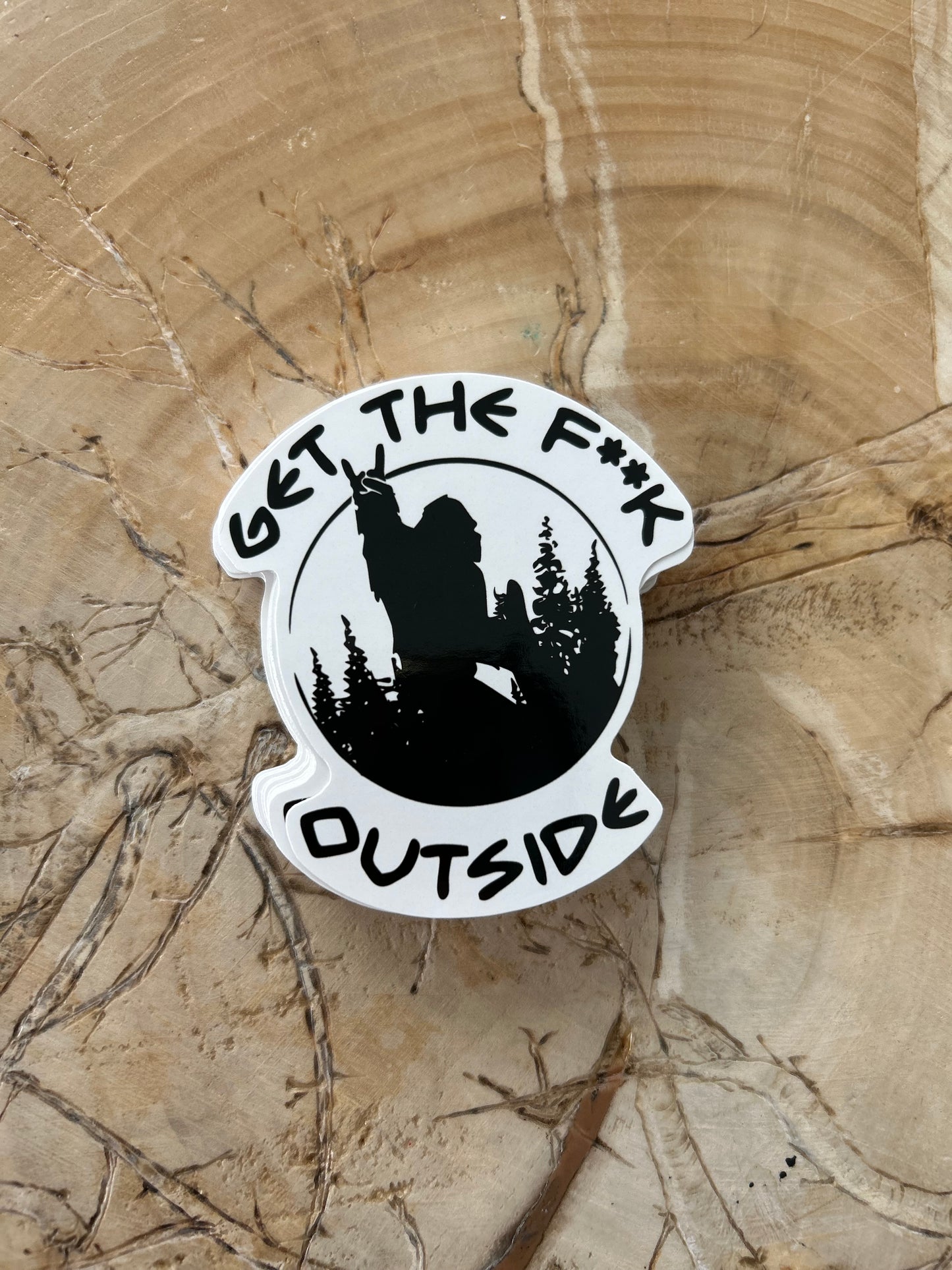 GTFOutside Large Waterproof Stickers