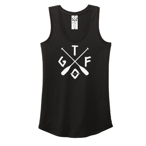 Without A Paddle - Ladies Racerback Tank - More Colour Options