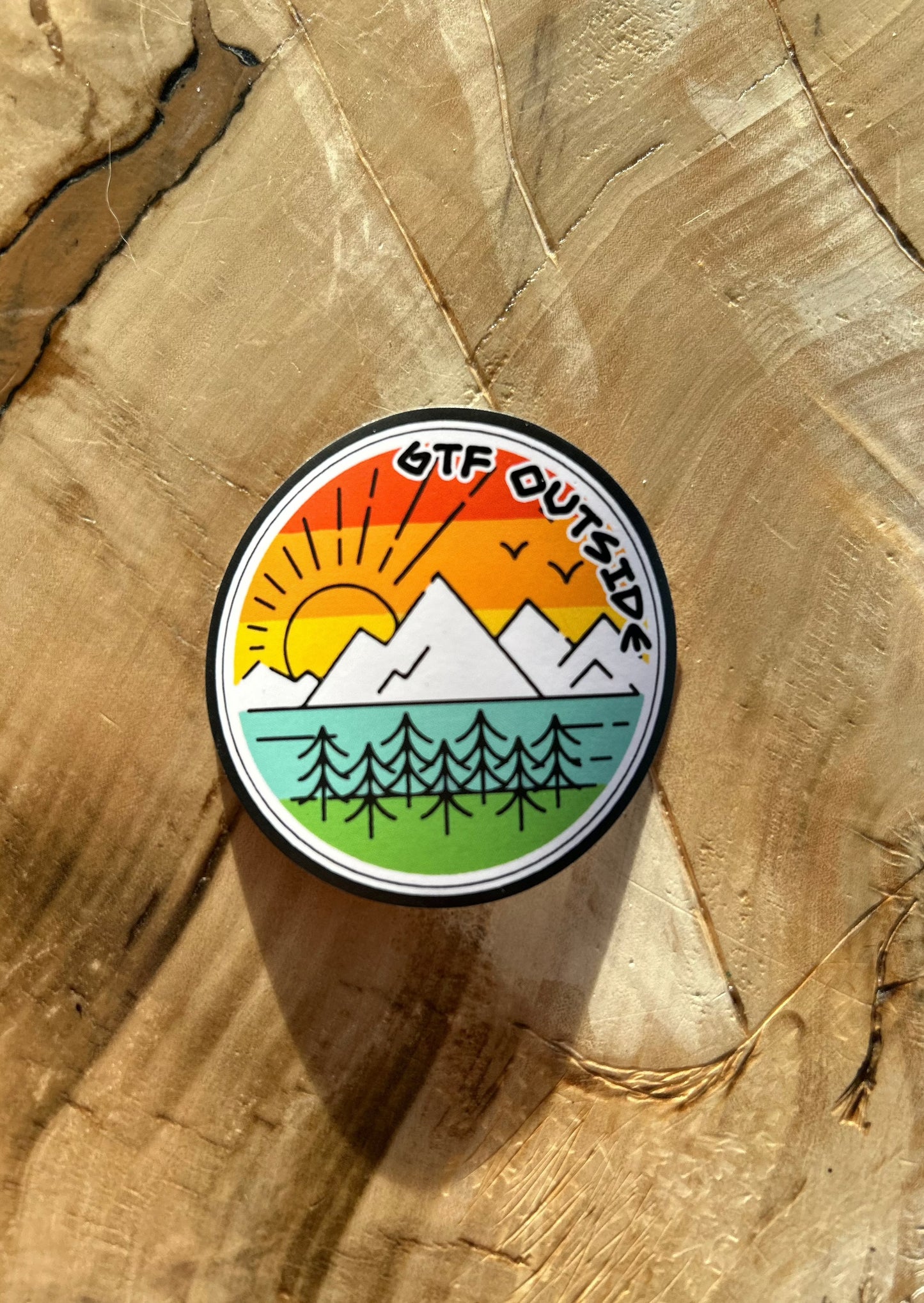 GTFOutside Small Waterproof Stickers