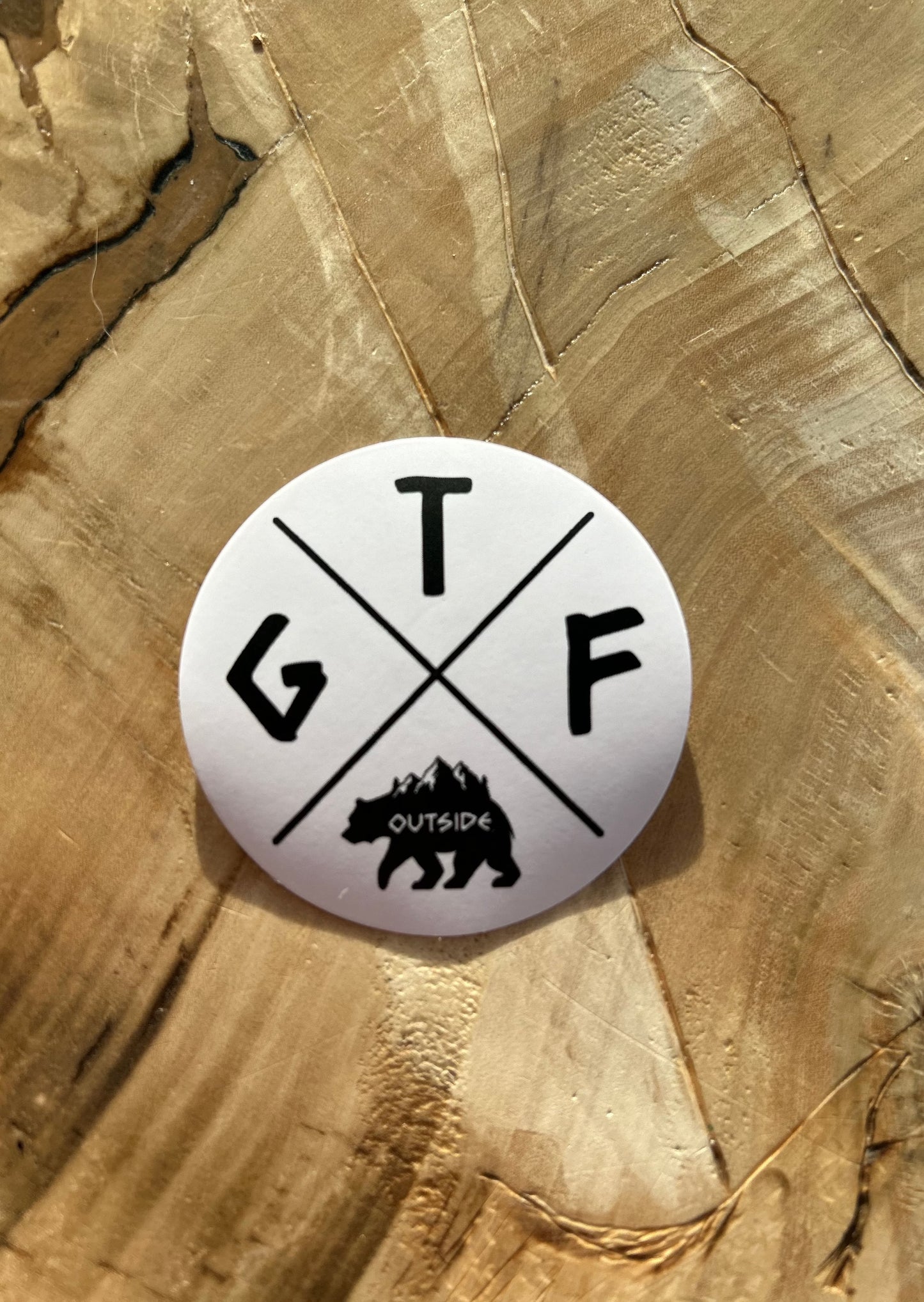GTFOutside Small Waterproof Stickers
