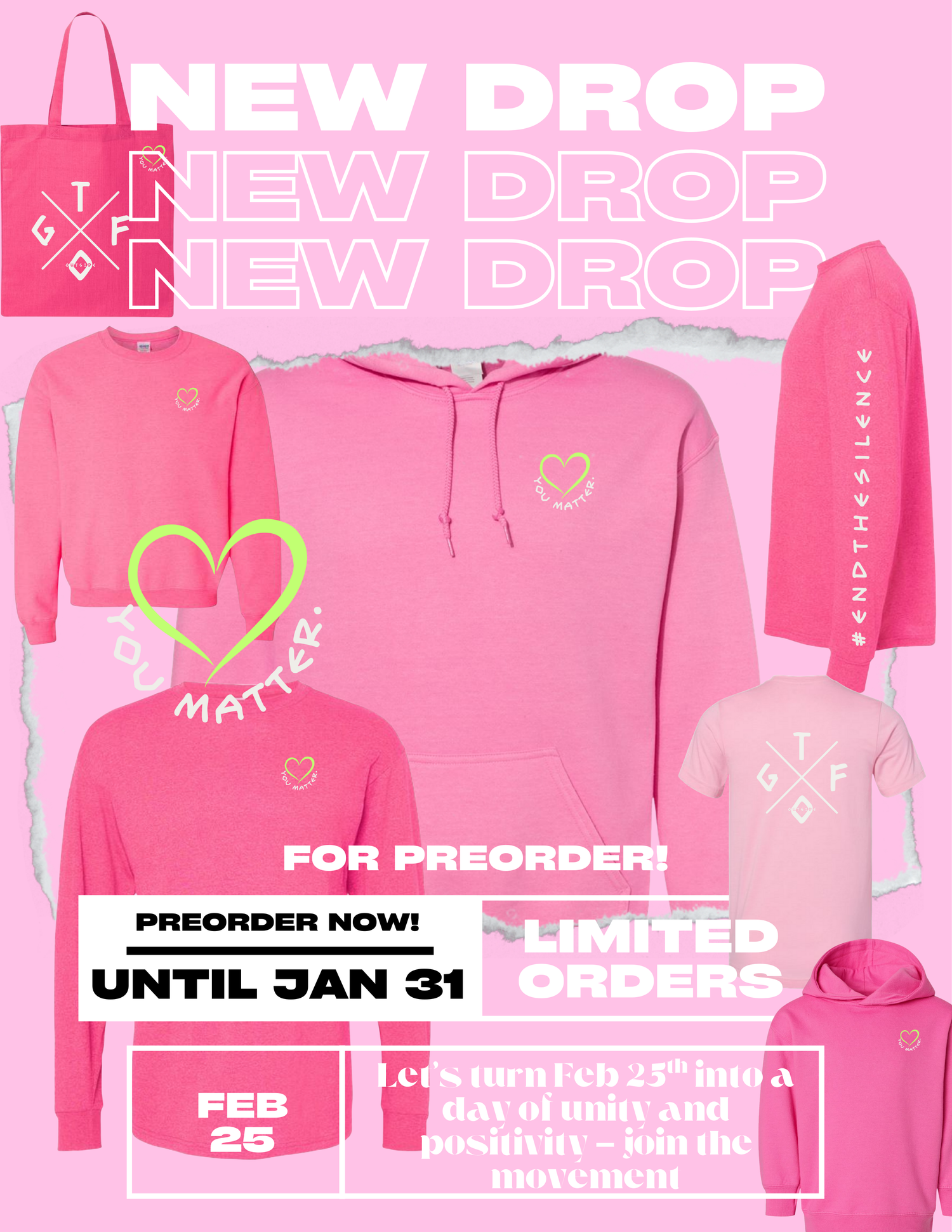 You Matter - Pink Day Collection