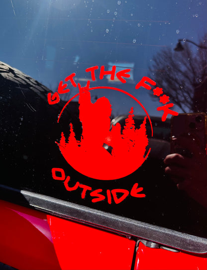 Sasquatch Window Decal - More Color Options