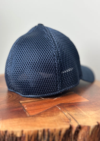 Blue Camo Fitted Hat