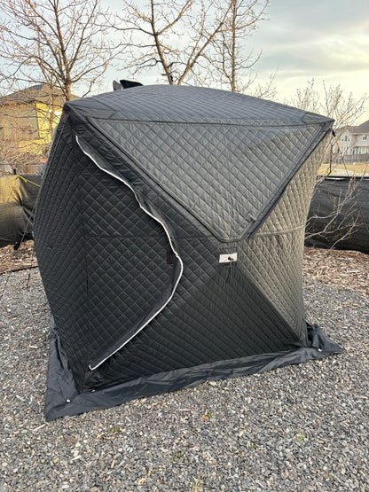 Sauna Tent and Wood Stove