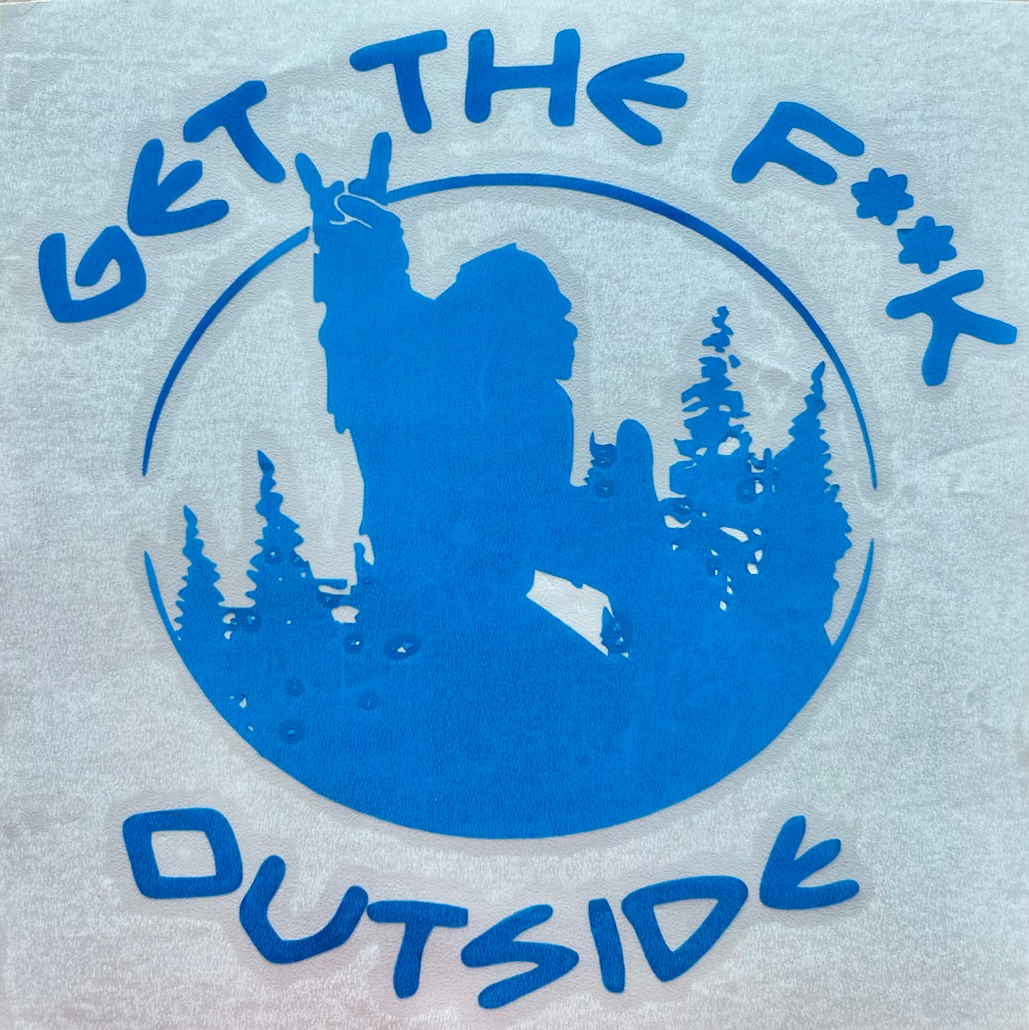 Sasquatch Window Decal - More Color Options