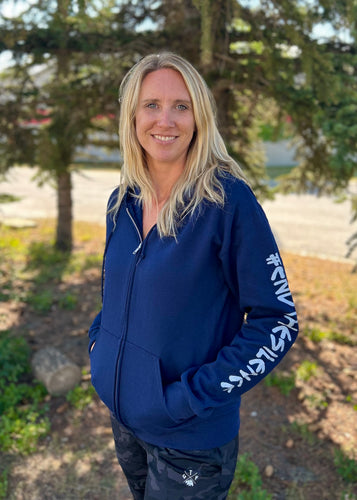 navy unisex zip up hoodies with #endthesilence, gtf outside, gtfo, 