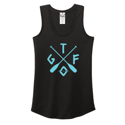 Without A Paddle - Ladies Racerback Tank - More Colour Options