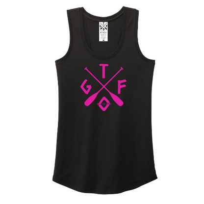 Without A Paddle - Ladies Racerback Tank - More Colour Options