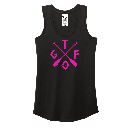 Without A Paddle - Ladies Racerback Tank - More Colour Options