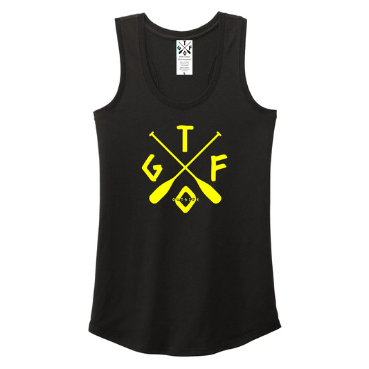 Without A Paddle - Ladies Racerback Tank - More Colour Options