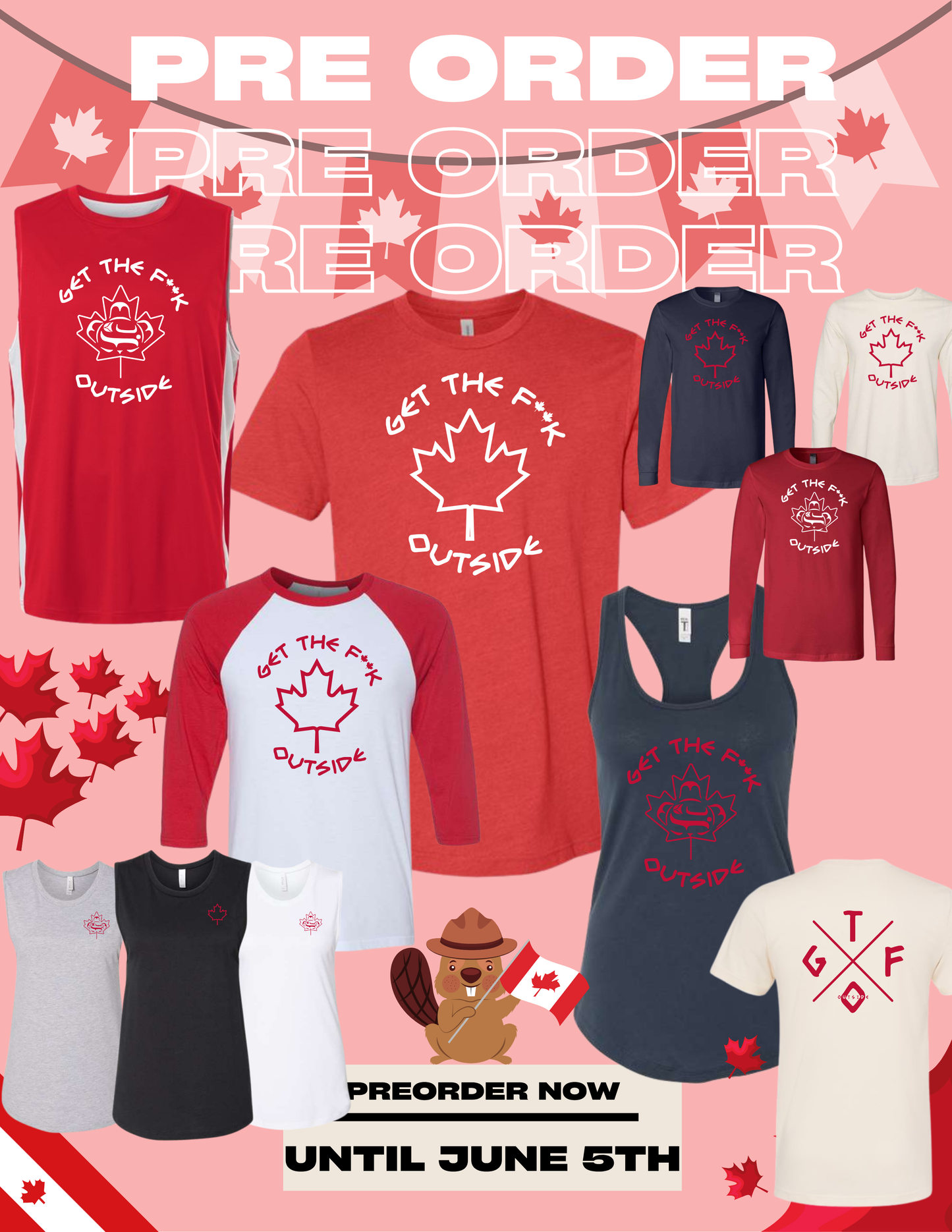 Oh Canada Tee - Unisex **PREORDER**