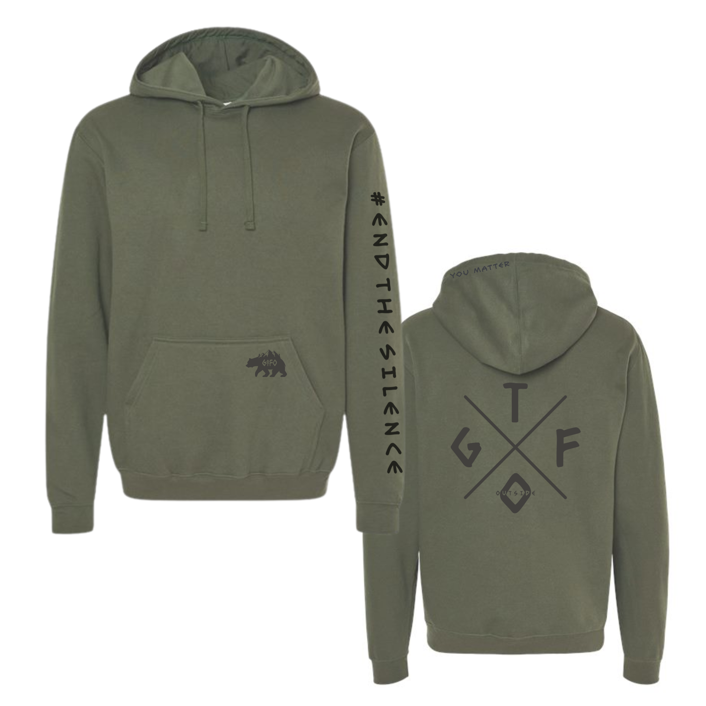 #ENDTHESILENCE HOODIE - UNISEX