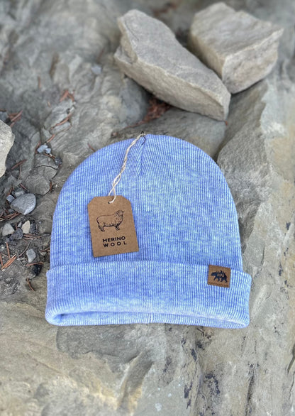 Merino Wool Cuff To Slouch Toque - More Colors