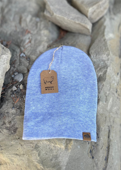 Merino Wool Cuff To Slouch Toque - More Colors