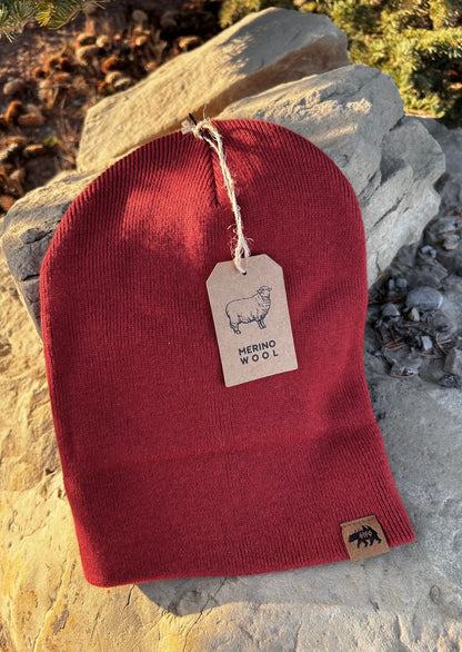 Merino Wool Cuff To Slouch Toque - More Colors