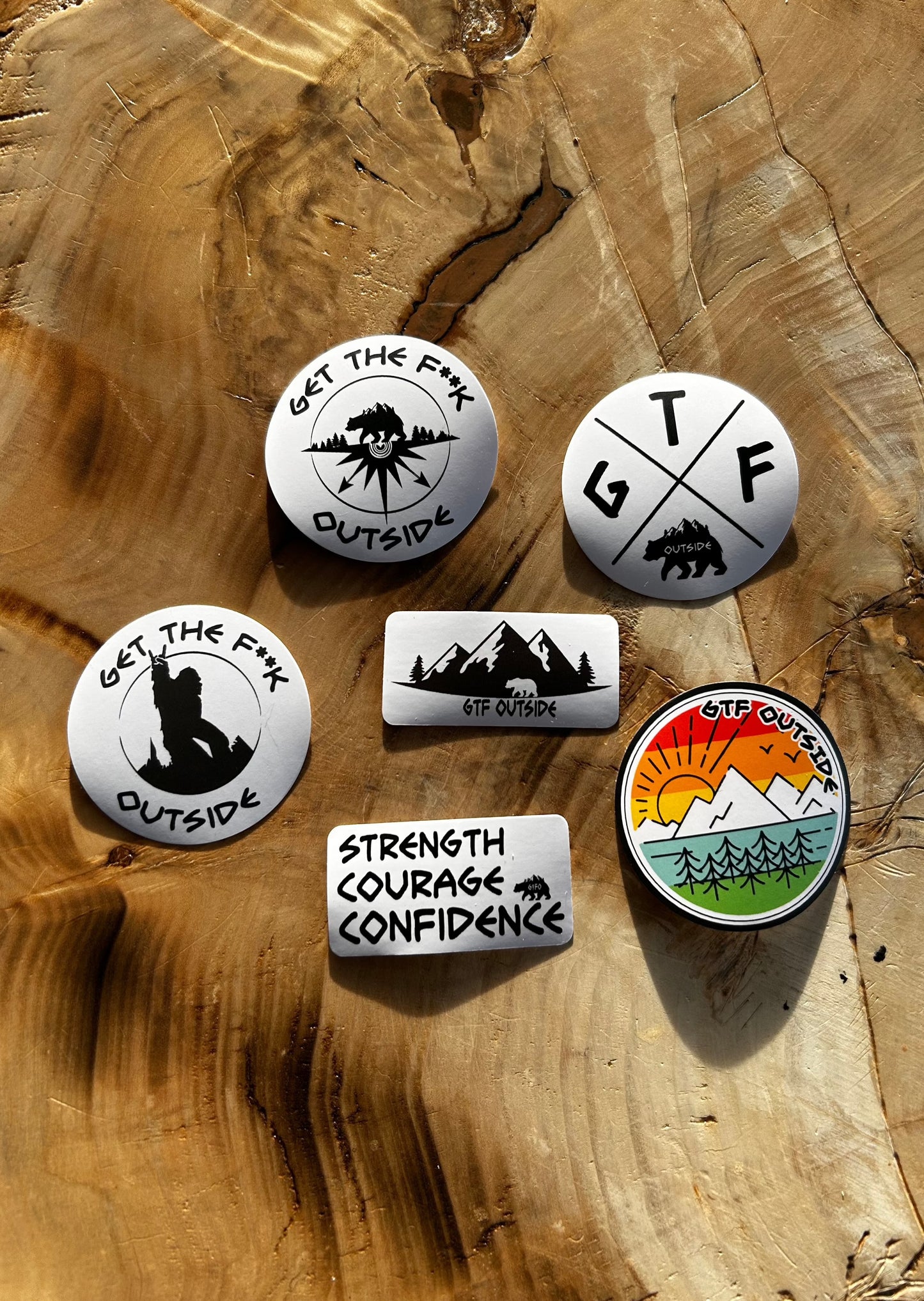 GTFOutside Waterproof Stickers