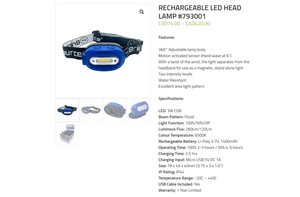 Brightsource LED Head Lamp