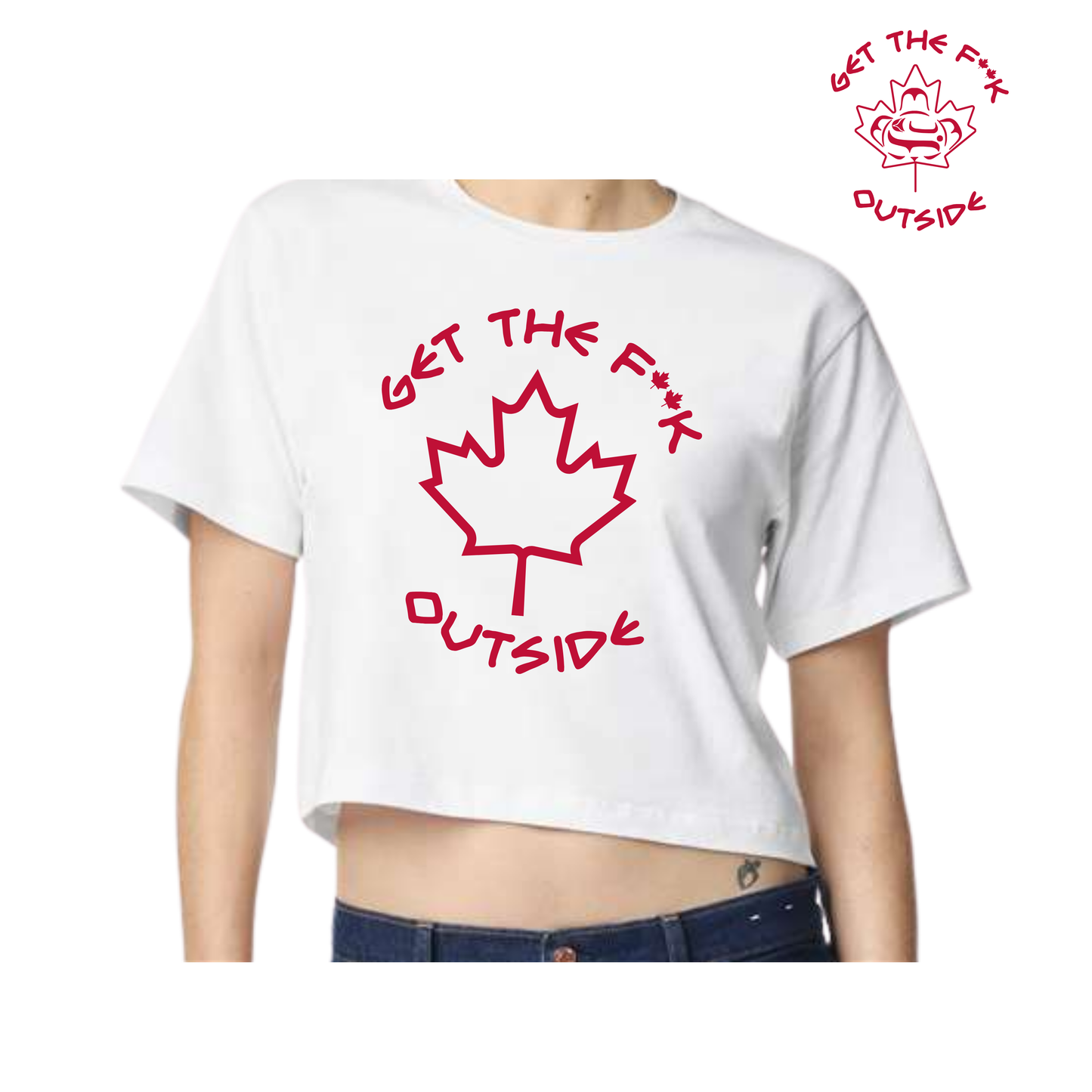 Be Bold, EH? Ladies Crop Tee  **PREORDER**
