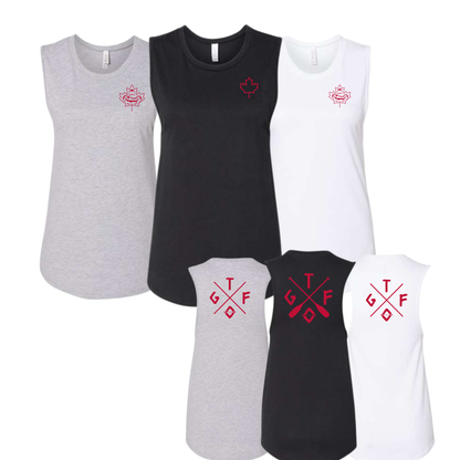 OH Canada, EH? Ladies Sleeveless **PREORDER**