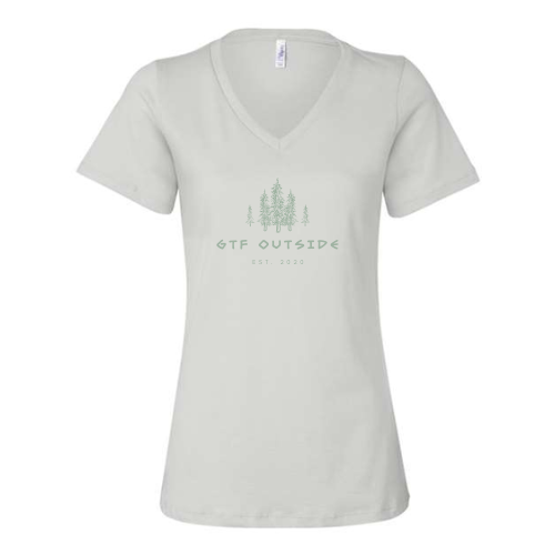 Wilderness V Neck Tee - Ladies