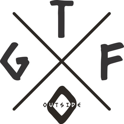 GTF Outside Original Cross Window Decal